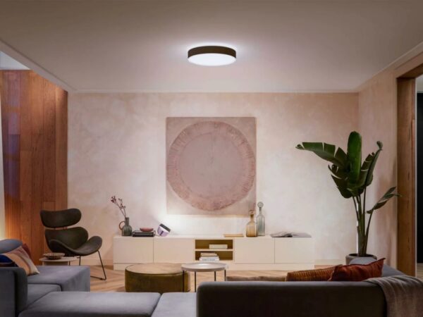 Philips Hue 41160/30/P6 Smart LED stropní svítidlo | Variabilní | 33,5W | Černá