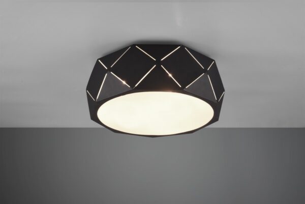 Trio 603500332 Zandor Stropní svítidlo | E27 | Bílá | Černá