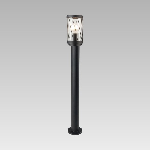LUXERA 92061038 Copenhagen Zahradní sloupkové světlo | E27 | Černá