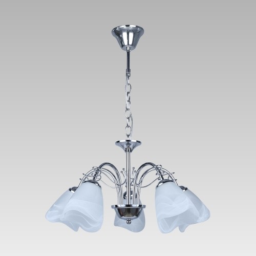LUXERA 92061461 Camelot Lustr | E14 | Chrom | Kov
