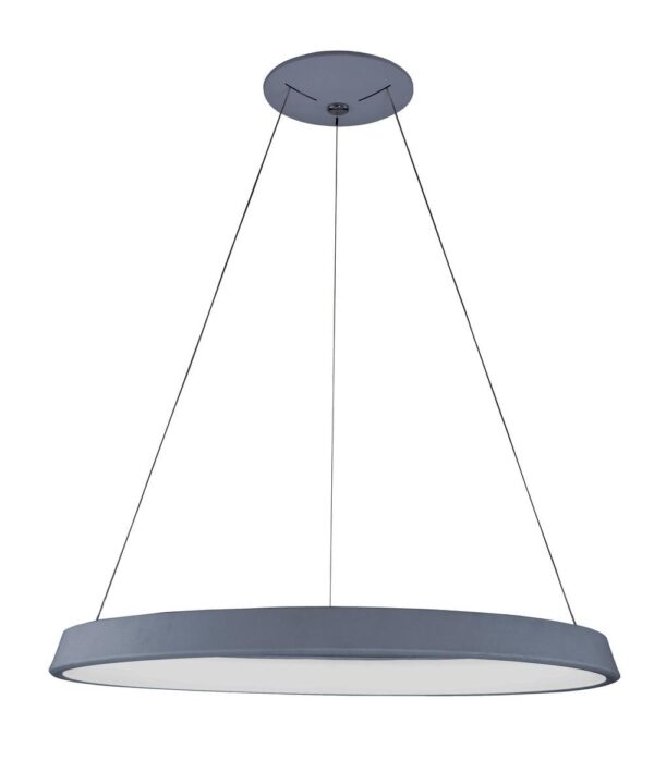 Palnas 9962000930 Niki LED stropní svítidlo | Teplá bílá | Šedá | 48W