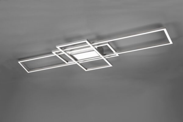 Trio 620010407 Irvine LED Přisazené stropní svítidlo | Variabilní | 60=6500lmW | Kov | Nikl