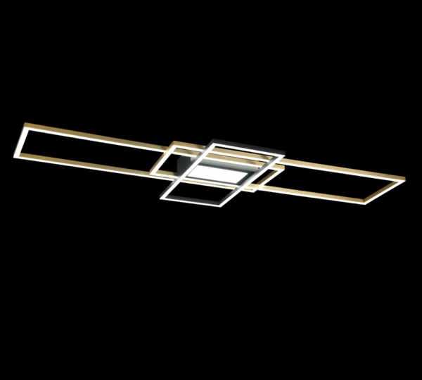 Trio 620010408 Irvine LED Přisazené stropní svítidlo | Variabilní | 60W | Barevný kov | Mosaz