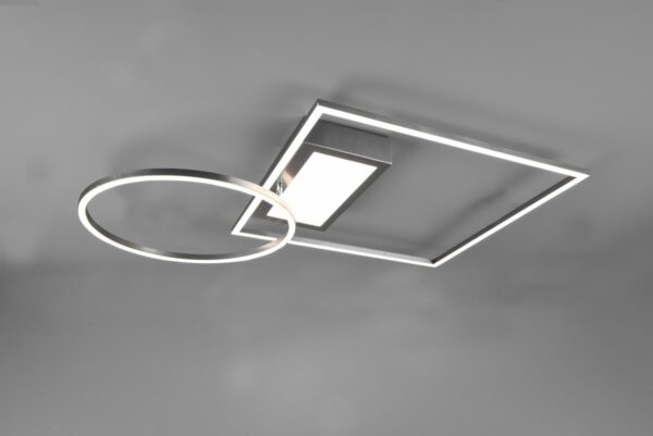 Trio 620510307 Downey LED Přisazený lustr | Variabilní | Kov | Nikl