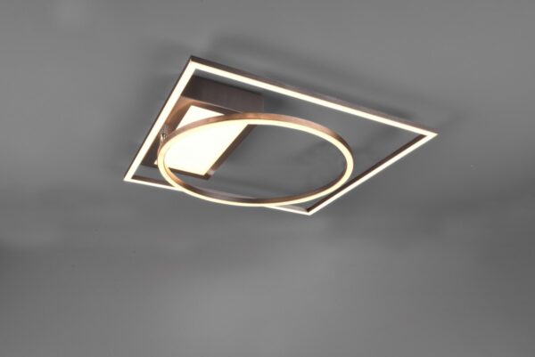 Trio 620510307 Downey LED Přisazený lustr | Variabilní | Kov | Nikl