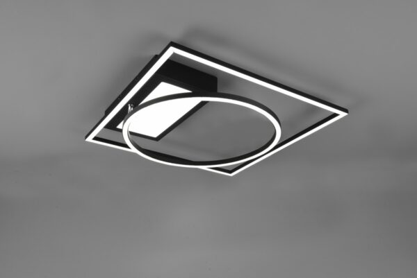 Trio 620510332 Downey LED Přisazený lustr | Variabilní | Černá