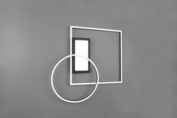 Trio 620510332 Downey LED Přisazený lustr | Variabilní | Černá