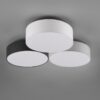 Trio 621910317 Lugano LED Přisazené stropní svítidlo | Teplá bílá | Šedá | 38W