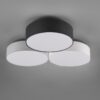 Trio 621910317 Lugano LED Přisazené stropní svítidlo | Teplá bílá | Šedá | 38W