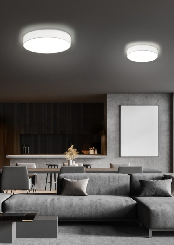 Trio 621912401 Lugano LED stropní svítidlo | Teplá bílá | 22W