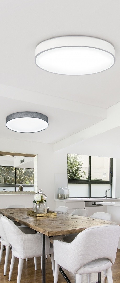 Trio 621914011 Lugano LED stropní svítidlo | Variabilní | 40W | Šedá