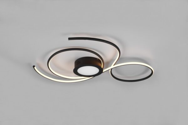Trio 623419232 Jive LED Přisazené stropní svítidlo | Variabilní | Černá | 48W