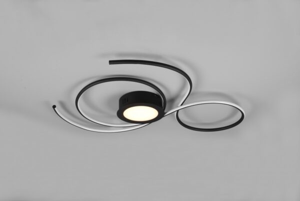 Trio 623419232 Jive LED Přisazené stropní svítidlo | Variabilní | Černá | 48W