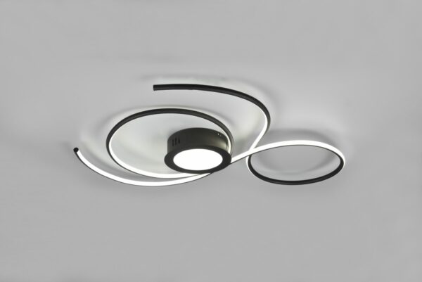 Trio 623419232 Jive LED Přisazené stropní svítidlo | Variabilní | Černá | 48W