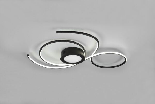 Trio 623419232 Jive LED Přisazené stropní svítidlo | Variabilní | Černá | 48W