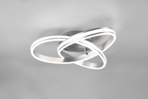 Trio 626210107 Nuria LED Přisazené stropní svítidlo | Variabilní | Kov | Nikl | 58W