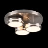 Trio 626510307 Franklin LED Přisazené stropní svítidlo | Teplá bílá | 3x8,5W | Kov | Nikl