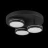 Trio 626510342 Franklin LED Přisazené stropní svítidlo | Teplá bílá | 3x8,5W | Černá