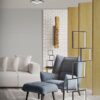 Trio 627710432 Sorrento LED Přisazené stropní svítidlo | Teplá bílá | 24=2400lmW | Černá