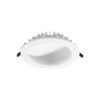 LUXERA 94063219 Domes LED Zápustné osvětlení | Přírodní bílá | 12W | Bílá | Kov