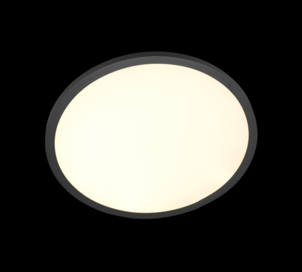 Trio 640910132 Tray LED stropní svítidlo | Teplá bílá | 29W | Černá