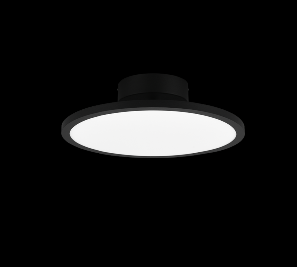 Trio 640910132 Tray LED stropní svítidlo | Teplá bílá | 29W | Černá