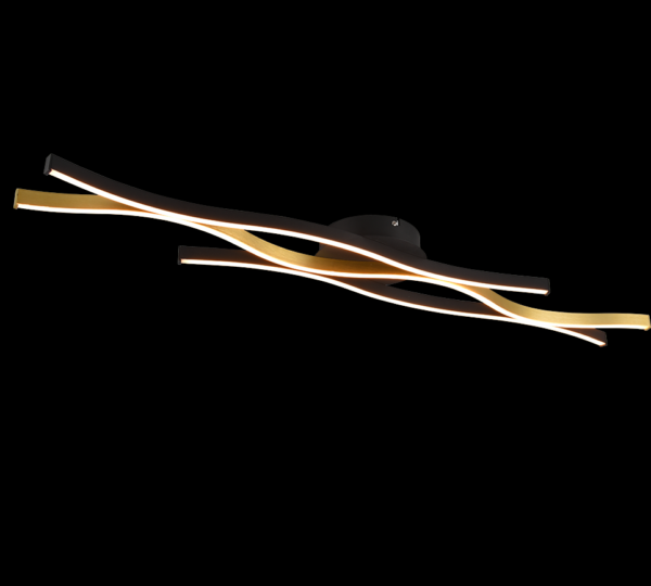 Trio 641210308 Blaze LED Přisazené stropní svítidlo | Variabilní | 35W | Barevný kov | Mosaz