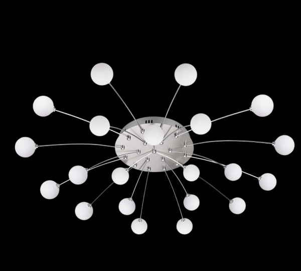 Trio 641412107 Bullet LED Přisazené stropní svítidlo | Teplá bílá | 21,5W | Kov | Nikl
