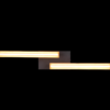 Trio 641610232 Kerala LED Přisazené stropní svítidlo | Teplá bílá | 2x12,5W | Černá