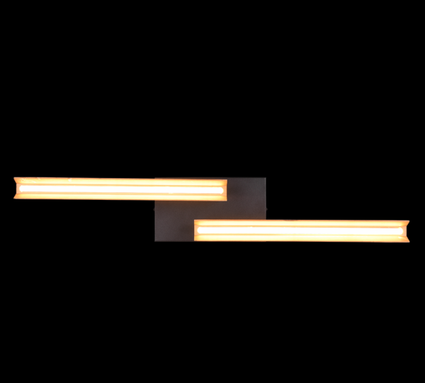 Trio 641610232 Kerala LED Přisazené stropní svítidlo | Teplá bílá | 2x12,5W | Černá
