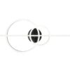 Trio 643010306 Montilla LED Přisazený lustr | Variabilní | 5,4W