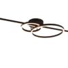 Trio 643010332 Montilla LED Přisazený lustr | Variabilní | 5,4W | Černá