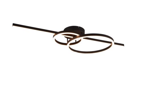 Trio 643010332 Montilla LED Přisazený lustr | Variabilní | 5,4W | Černá