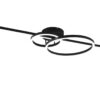 Trio 643010332 Montilla LED Přisazený lustr | Variabilní | 5,4W | Černá
