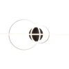 Trio 643010332 Montilla LED Přisazený lustr | Variabilní | 5,4W | Černá
