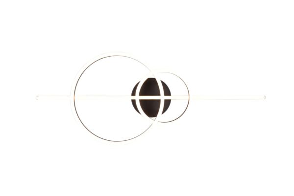 Trio 643010332 Montilla LED Přisazený lustr | Variabilní | 5,4W | Černá