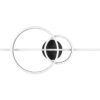 Trio 643010332 Montilla LED Přisazený lustr | Variabilní | 5,4W | Černá