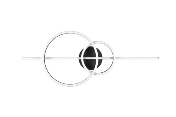 Trio 643010332 Montilla LED Přisazený lustr | Variabilní | 5,4W | Černá