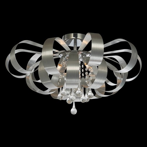 LUXERA 91064410 Ribbon Stropní svítidlo | G9 | Chrom | Kov