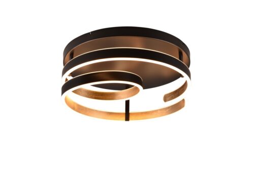 Trio 644110180 Marnie LED Přisazený lustr | Teplá bílá | 5,8W | Černá