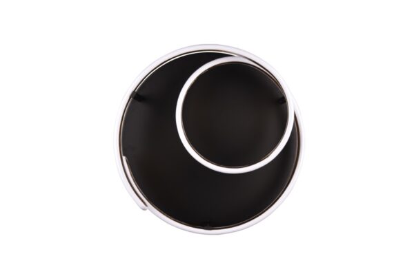 Trio 644110180 Marnie LED Přisazený lustr | Teplá bílá | 5,8W | Černá | 4