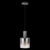 LUXERA 91064415 Moxie Lustr | E27 | Černá | Šedá