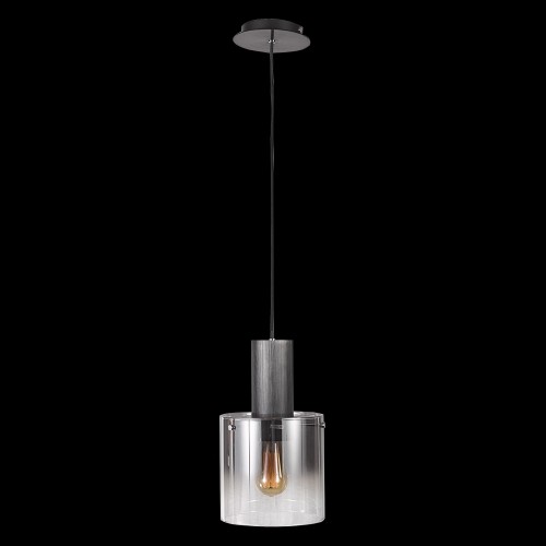 LUXERA 91064415 Moxie Lustr | E27 | Černá | Šedá