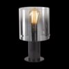 LUXERA 91064418 Moxie Stolní lampička | E27 | Černá | Šedá