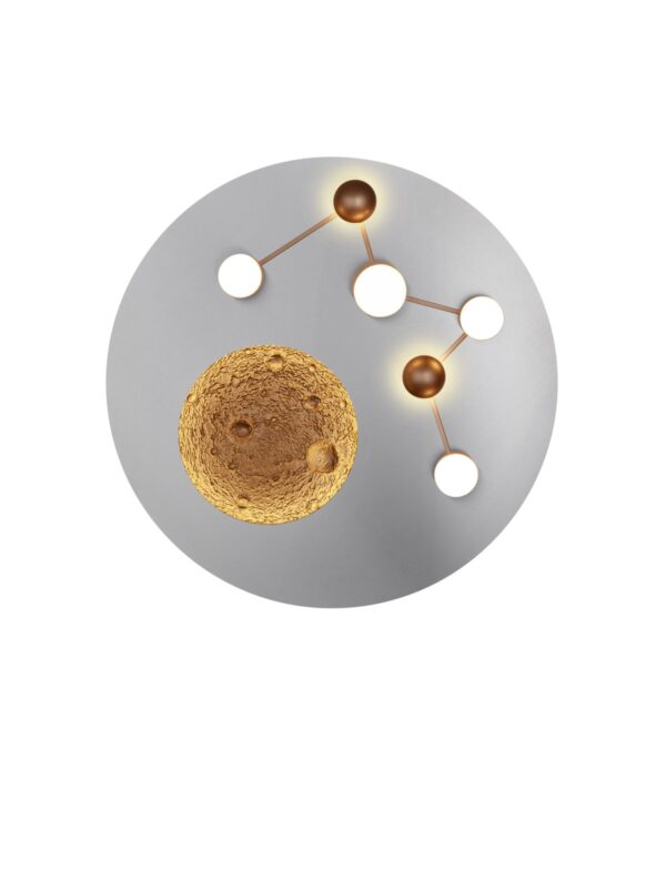 Trio 644810107 Zodiac LED Přisazený lustr | Variabilní | 42W