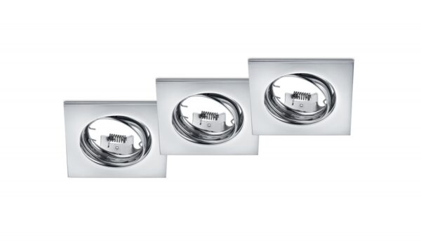 Trio 650000306 Jura Zápustná bodovka | GU10 | Chrom | Kov