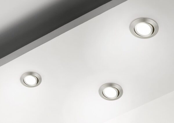 Trio 650310107 Rila LED bodové svítidlo | Teplá bílá | 5W | Kov | Nikl
