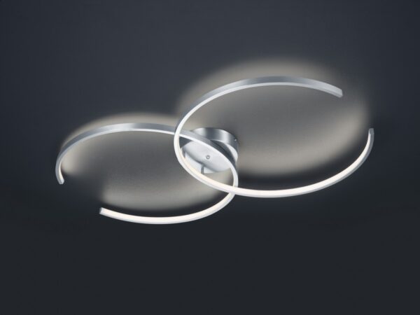 Trio 651110207 Citizen LED stropní svítidlo | RGB | Variabilní | Kov | Nerez | 2x17W | 4