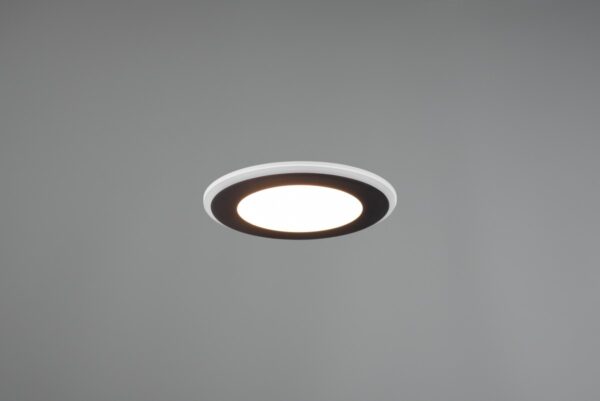 Trio 652410132 Aura Led zápustné svítidlo | Teplá bílá | Černá | 10W