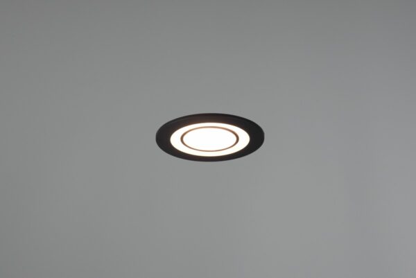 Trio 652510132 Core Led zápustné svítidlo | Teplá bílá | Černá | 5W